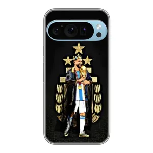 Чохли для Google Pixel 9 Pro (Leo чемпіон) (AlphaPrint) (Мессі Король)