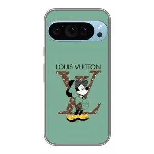 Чехлы Луи Витон для Google Pixel 9 Pro (AlphaPrint - LOUIS VUITTON) (Микки Маус LV)