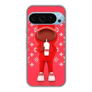Крутые Чехлы Луи Виттон для Google Pixel 9 Pro (AlphaPrint) (Модный стиль)