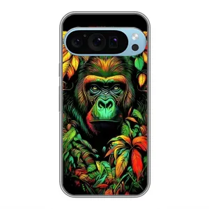Чехол с принтом «Обезьяна в тропиках» для Google Pixel 9 Pro