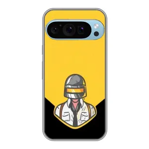 Чеjхол PUBG для Гугл Пиксель 9 Про (AlphaPrint) (Пабг в шоломі)