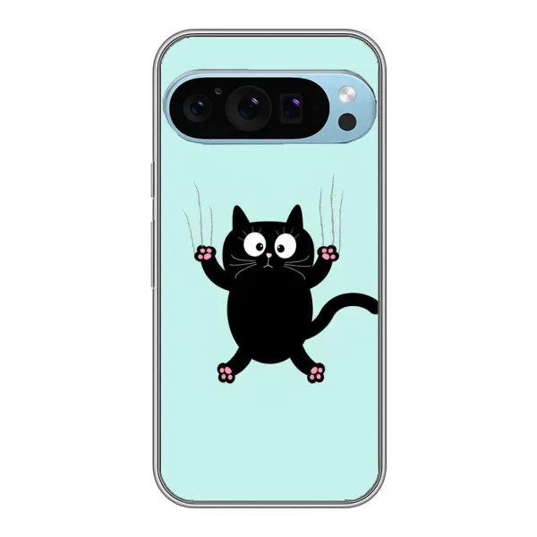 Чохол з принтом «Падаючий кіт» для Google Pixel 9 Pro