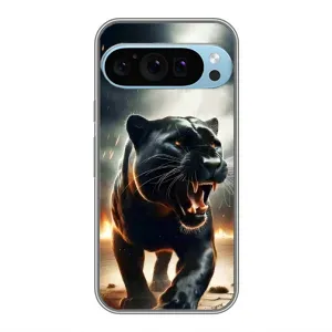 Чохол з принтом «Чорна пантера» для Google Pixel 9 Pro
