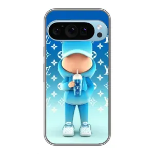 Крутые Чехлы Луи Виттон для Google Pixel 9 Pro (AlphaPrint) (Парень LV)