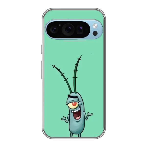 Чехол с принтом «Персонаж Планктон» для Google Pixel 9 Pro