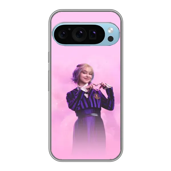 Чехол с принтом «Яркая Энид Уэнздей» для Google Pixel 9 Pro Чехол с принтом «Яркая Энид Уэнздей» для Google Pixel 9 Pro