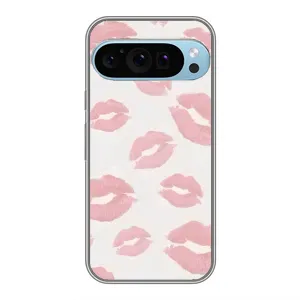 Чохол з принтом «Рожеві губи» для Google Pixel 9 Pro