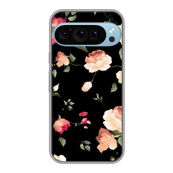 Чехол с принтом «Розочки» для Google Pixel 9 Pro Чехол с принтом «Розочки» для Google Pixel 9 Pro