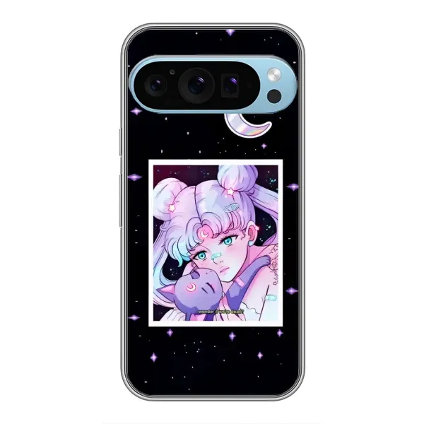 Чохол з принтом «Сейлор Мун» для Google Pixel 9 Pro