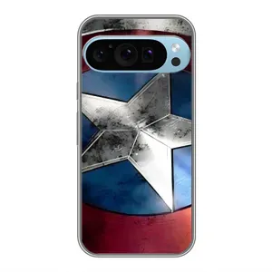 Чехол с принтом «Щит Капитана Америки» для Google Pixel 9 Pro