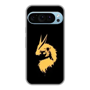 Чехол с принтом «силуэт Курама Наруто» для Google Pixel 9 Pro