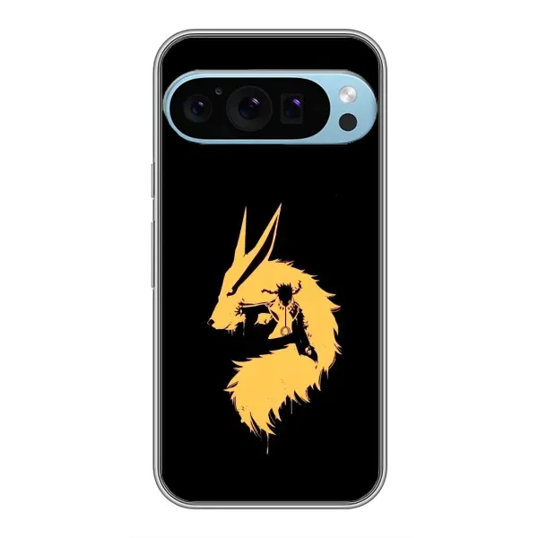 Чехол с принтом «силуэт Курама Наруто» для Google Pixel 9 Pro Чехол с принтом «силуэт Курама Наруто» для Google Pixel 9 Pro