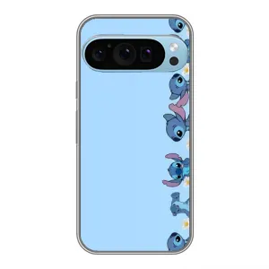 Чохол з принтом Стіч на Google Pixel 9 Pro (Стіч фон)