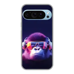 Чехол с принтом «Стильная обезьяна» для Google Pixel 9 Pro