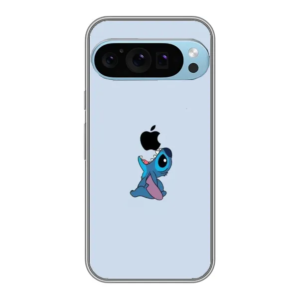 Чохол з принтом «Stitch apple» для Google Pixel 9 Pro Чохол з принтом «Stitch apple» для Google Pixel 9 Pro
