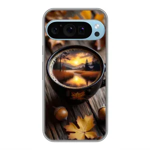 Чохол з принтом «Темна кава» для Google Pixel 9 Pro