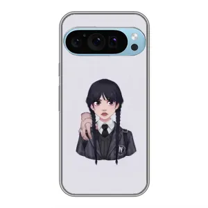 Чохли Венсдей на Google Pixel 9 Pro Уенсдей (AlphaPrint) (Венздей і Річ)