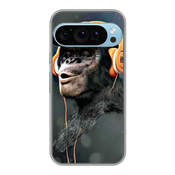 Чехол с принтом «В наушниках» для Google Pixel 9 Pro