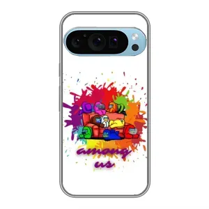 Чехол Амонг Ас для Google Pixel 9 Pro (AlphaPrint) (Яркий АмонгАс)