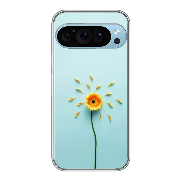 Чехол с принтом «Желтый цветок» для Google Pixel 9 Pro Чехол с принтом «Желтый цветок» для Google Pixel 9 Pro