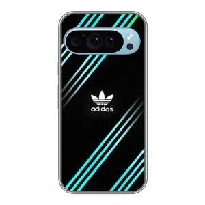 Чохли Адидас для Google Pixel 9 (AlphaPrint) (Адідас з полосами)