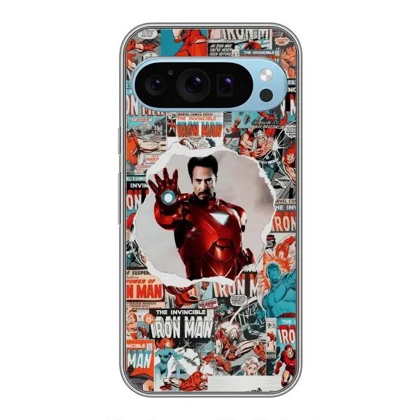 Чехол с принтом «Айронмен» для Google Pixel 9 Чехол с принтом «Айронмен» для Google Pixel 9
