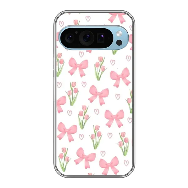 Чохол з принтом «Банти і квіти» для Google Pixel 9