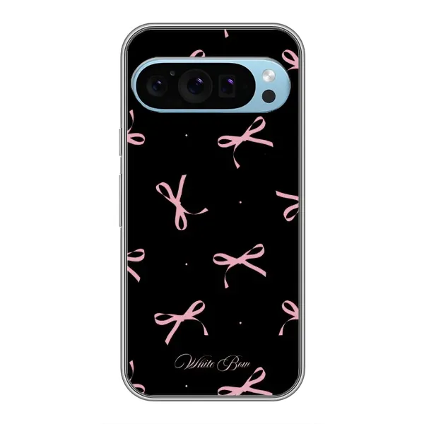 Чохол з принтом «Банти на чорному» для Google Pixel 9