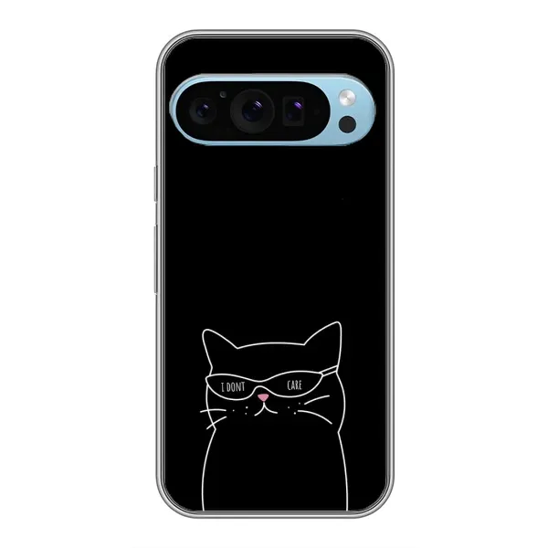 Чохол з принтом «Байдужий кіт» для Google Pixel 9