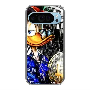 Чехол с принтом «Биткойн Скрудж» для Google Pixel 9