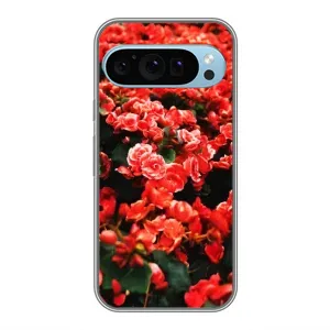 Чохли з квітами для Google Pixel 9 (VPrint) (Квіти червоні)