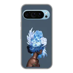 Чехлы (ART) Цветы на Google Pixel 9 (VPrint) (Квіти на голові)