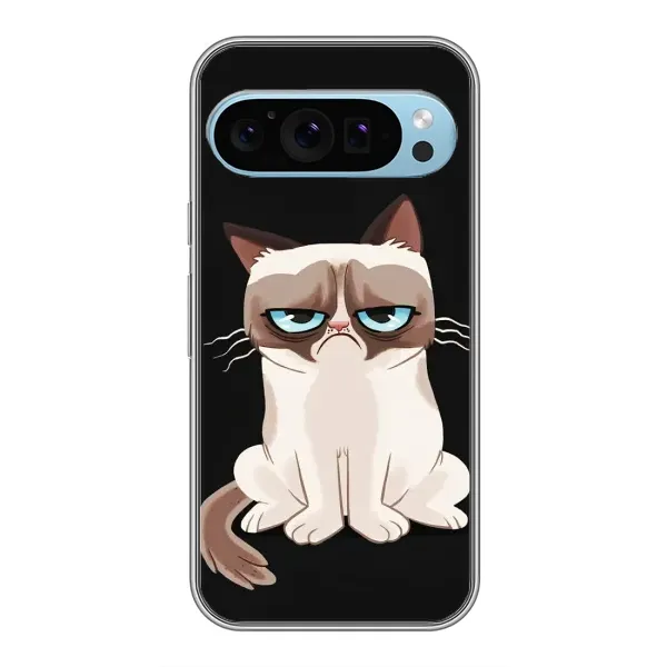 Чехол с принтом «Грустный кот» для Google Pixel 9