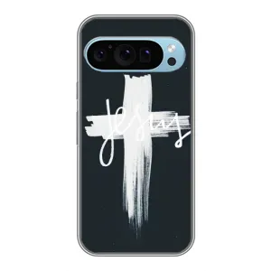 Чехол для Google Pixel 9 (AlphaPrint) - (Христианские) (Иисус)