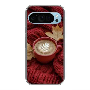 Чохол з принтом «Кава на ковдрі» для Google Pixel 9