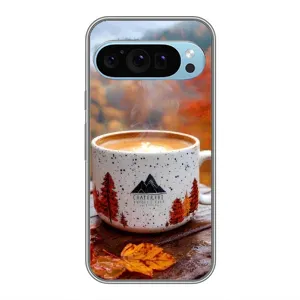 Чохол з принтом «Кава на природі» для Google Pixel 9