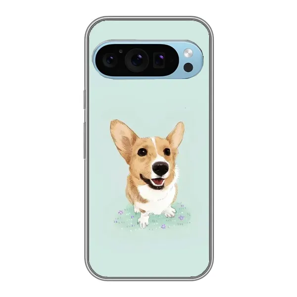 Чехол с принтом «Корги» для Google Pixel 9 Чехол с принтом «Корги» для Google Pixel 9