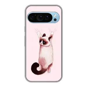 Чехол с принтом «Котик падает» для Google Pixel 9