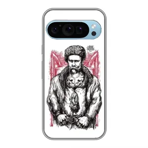 Чохли для Google Pixel 9 с принтом Тараса Шевченко (AlphaPrint) (Козак Шевченко)