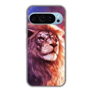 Чехол с принтом «Красочный Лев» для Google Pixel 9