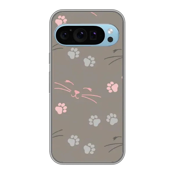Чохол з принтом «Лапи і вуса» для Google Pixel 9