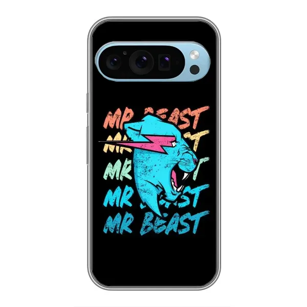 Чохол з принтом «logo Mr beast» для Google Pixel 9 Чохол з принтом «logo Mr beast» для Google Pixel 9