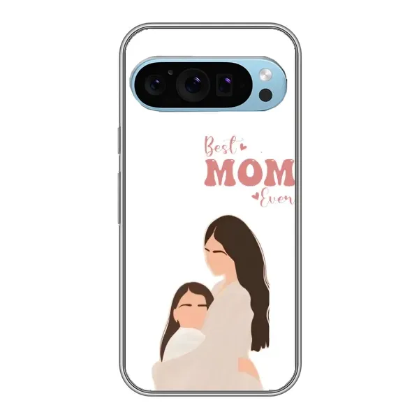 Чехол с принтом «Мама и дочка» для Google Pixel 9