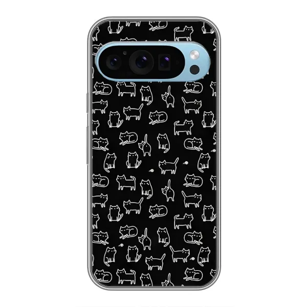 Чехол с принтом «Меленькие котики» для Google Pixel 9