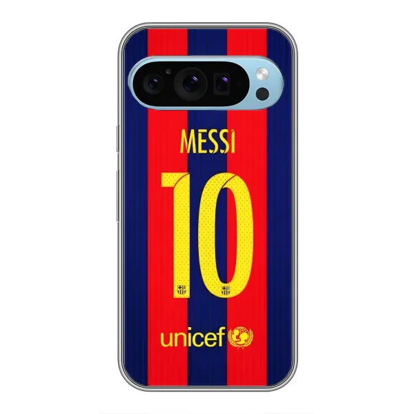 Чехол с принтом «Messi Barca 10» для Google Pixel 9