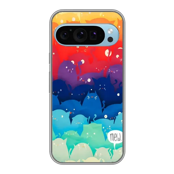 Чехол с принтом «Mew» для Google Pixel 9 Чехол с принтом «Mew» для Google Pixel 9