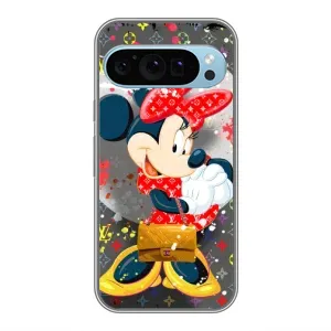 Чохол Disney Mouse Google Pixel 9 (PREMIUMPrint) (Minni з бантіком)