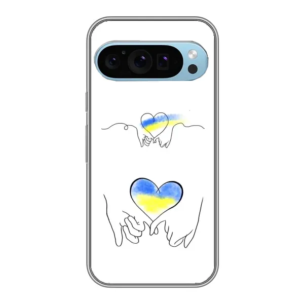 Чехол с принтом «Мир Украине» для Google Pixel 9 Чехол с принтом «Мир Украине» для Google Pixel 9