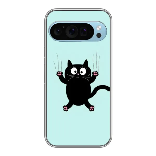 Чехол с принтом «Падающий кот» для Google Pixel 9