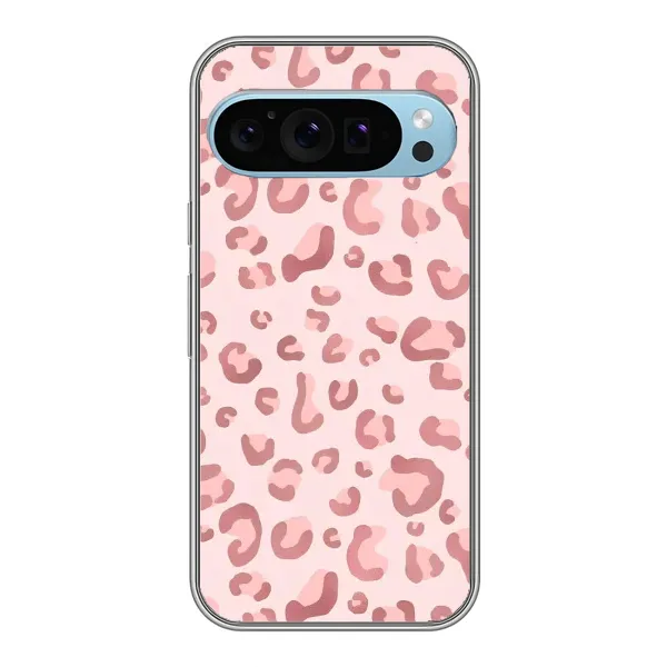 Чехол с принтом «Розовый леопард» для Google Pixel 9 Чехол с принтом «Розовый леопард» для Google Pixel 9